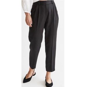 Vetta The Pleated High Waist Black Trouser Pant Size 0 NWT